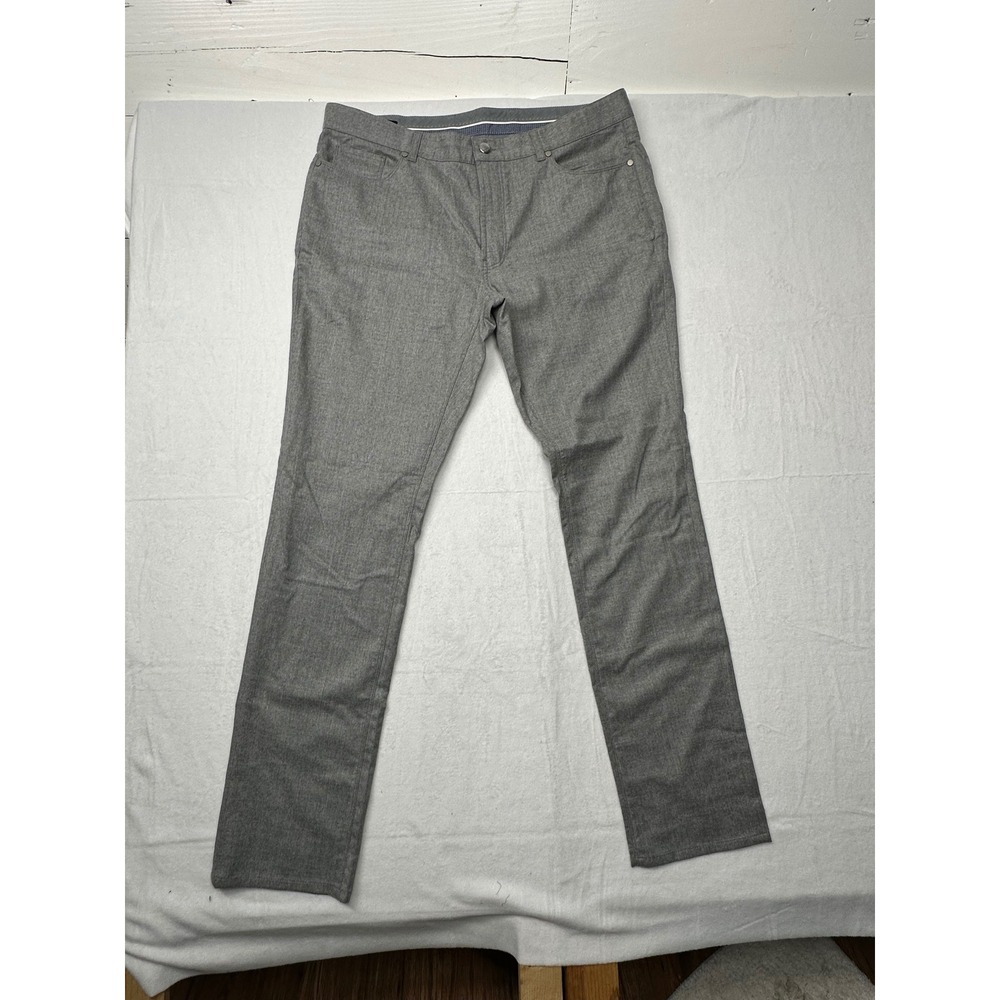 Peter Millar Collection Men's Gray Pants Size 38X34 Collection Casual‎